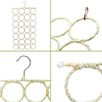2 Pack Hanging Rat Rope Net, Bird Swing Toy, Parrot Climbing Ladder Bridge - Image 5