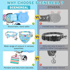 SCENEREAL Cat Bandana Collars for Birthday - Image 6