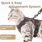 Cat Harness and Leash Set Escape Proof Tactical Medium Kitten Harness Emotional - Image 4
