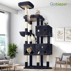 Globlazer Extra Large Cat Tower, 81-inch Tall Cat Tree - Image 8