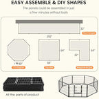 BestPet | Dog Playpen | 24 Inch, 8 Panels | Heavy Duty Metal Pet Exercise Pen | - Image 7