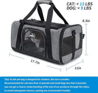 TSA Approved Pet Carrier for Small Cats Dogs, Travel Bag - Image 3
