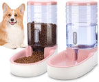 Meikuler Automatic Dog Cat Feeder and Water Dispenser Set, Waterer and Gravity by Meikuler