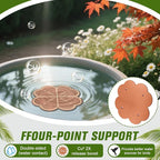 Bird Bath Copper Disk, Four-Point Support Design 99.99% Pure Copper Cleaning - Image 3