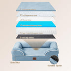EHEYCIGA Orthopedic Dog Beds for Large Dogs, Waterproof Memory Foam Large Pet - Image 5
