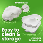Cattasaurus Unique Gothic Peeka-Boo Cat Cave Duo Jumbo Set, Extra Spacious - Image 7