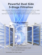 Nuwave Air Purifiers for Home Bedroom Up to 1361 Sq Ft, Portable Air Purifier - Image 3