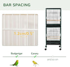 PawHut Large Bird Cage with 1.7 ft. Width - Image 6