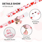 2 Pack Valentine's Day Cat Collar - Image 5