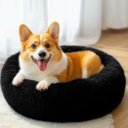 28in Large Dog Bed, Medium Size Dog and Cats, Calming Donut Bed - Image 5