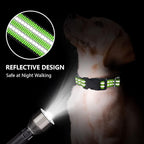 Martingale Dog Collar, Adjustable Nylon Reflective Collar - Image 2