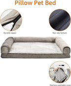 Amazon Basics Dog Bed with Cooling Gel Memory Foam, Pressure-Relief Support - Image 5
