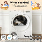 FUNNY FUZZY Pet Fluffy Fuzzy Couch Cover, Calming Washable Dog Bed Sofa - Image 5