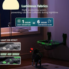 Cat Window Perch Cordless, Glow in The Dark & Stable Cat Beds- Breathable - Image 2
