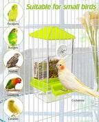 BNOSDM No Mess Automatic Bird Feeder Anti-Splash Bird Feeder Acrylic - Image 9