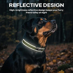PetiFine Dog Collars for Medium Dogs, Neoprene Padded and Adjustable, - Image 5