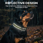 PetiFine Dog Collar for Large Dogs, Neoprene Padded and Adjustable, Reflective - Image 5