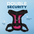 Voyager Escape-Proof Step-in Lock Cat Harness & 5ft Neoprene-Handle Leash Set - Image 2