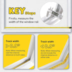 Full-Size Window Pet Door for Cats & Small Dogs, Width Adjustable Fits Sliding - Image 3