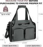 Dog, Cat Carrier for Pets Up to 15 Lbs, Airline Approved Collapsible Soft-Sided - Image 2