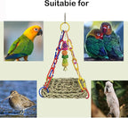 Bird Seagrass Mat, Natural Sea-Weed Woven Parrot Hammock Swing Mats Birds - Image 8