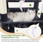 Globlazer Heavy Duty Cat Tree, 70 inch Sturdy Cat Tree - Image 2