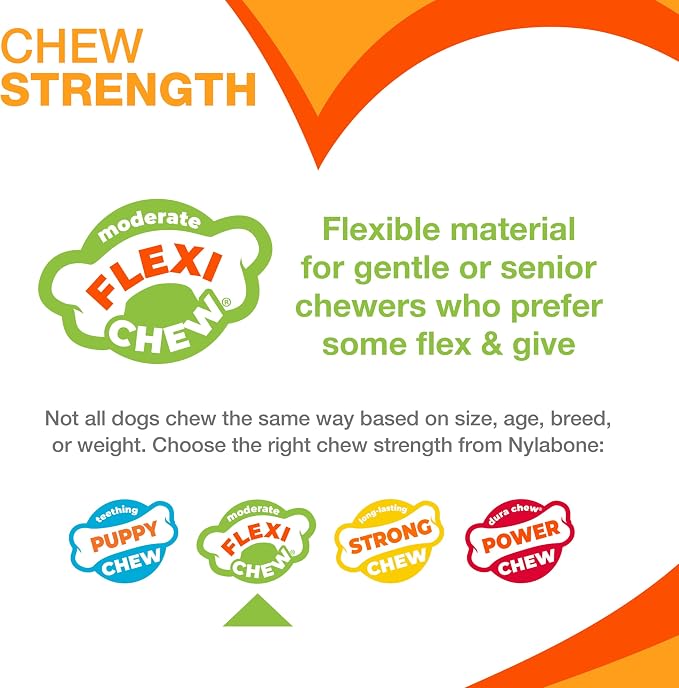 Nylabone Original Knuckle Bone Flexi Chew Toy - Image 5