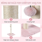 Dimaka Tall Cat Scratching Post, Claw Scratcher - Image 5