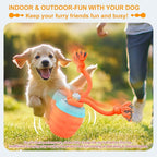 Interactive Dog Toy, Motion Activated Rolling Squeaky Ball - Image 2