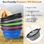 Dog Bowl Collapsible, 2 Pack Portable Foldable Travel Water Bowl Food Dishes - Image 5