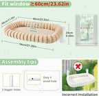 Sunhoo Cat Window Perch Bed Foldable Kitty Windowsill Hammock Shelf Seat Large - Image 4