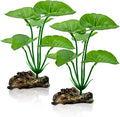 2-Pack Aquarium Decor Fish Tank Decorations 6-inch Betta Fish Tank Plants Leaf by UreverFins