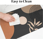 Dog Food Mats for Floors, Absorbent Dog Bowl Mat for Food and Water Dispenser - Image 7