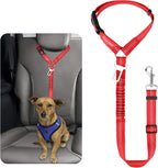 BWOGUE Pet Dog Cat Seat Belt Reflective Car Dog Headrest Restraint Leash by BWOGUEPetHome