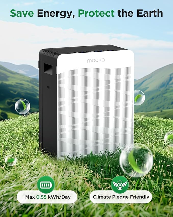 Air Purifier for Home Large Room 2800 Ft², MOOKA Double-Sided Air Purifiers for - Image 6