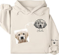 Personalized Dog Hoodie Sweatshirt, Custom Line Art Portrait Dogs Cats Hoodie by Lullbabymall