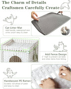 Cat Litter Box Enclosure Furniture, Hidden Litter Box - Image 3
