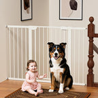 29.5-54.2" Magnetic Baby Gate for Stairs, Baby Safety Essentials, Auto Close by Mutak