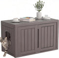 Cat Litter Box Enclosure, Hidden Enclosed Litter Box Furniture by WTFGO