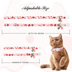 2 Pack Valentine's Day Cat Collar - Image 6