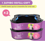 Premium Cat Litter Refill Bags |Jumbo 28FT 2-Pack | Lasts Up to 4 Months | 2 - Image 6