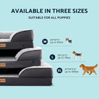 Dog Bed for Small and Medium Dogs & Cats, Waterproof Lining for Indoor Outdoor - Image 2