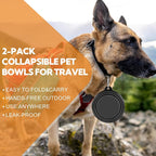 Dog Bowl Collapsible, 2 Pack Portable Foldable Travel Water Bowl Food Dishes - Image 4