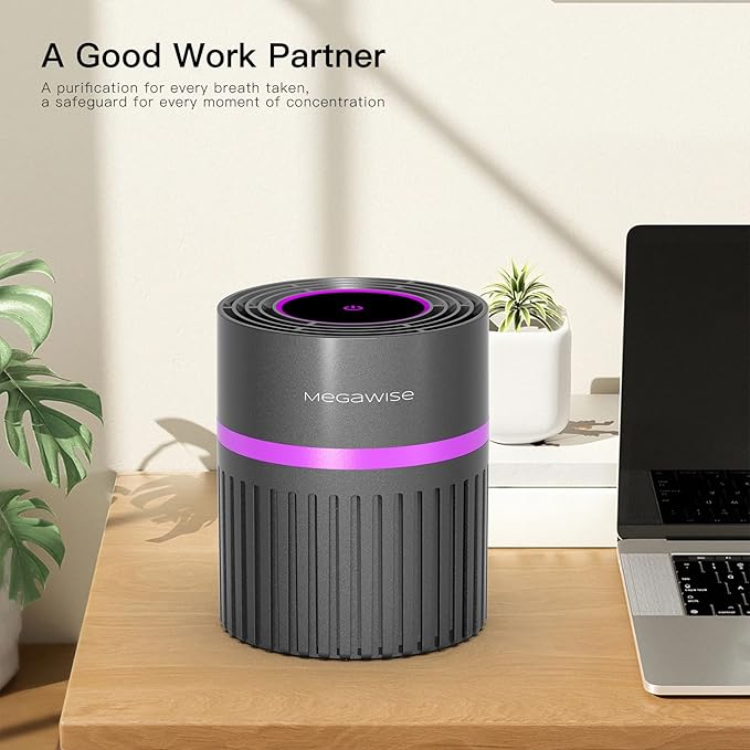 MEGAWISE H13 HEPA Air Purifier for Home, Bedroom & Office | 3-Stage Filtration - Image 4