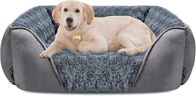 INVENHO Large Dog Bed for Large Medium Small Dogs, Rectangle Washable by INVENHO