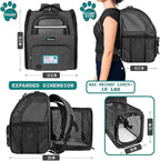 PetAmi Dog Cat Backpack Carrier, Expandable Pet Carrier Backpack - Image 2