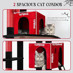 Globlazer Gothic Heavy Duty Cat Tree, 70in Tall Sturdy Goth Cat Tree - Image 3