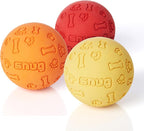 Snug Rubber Dog Balls for Small and Medium Dogs by Snug