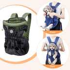 Dog Carrier Backpack, Pet Front Carrier Backpack Legs Out Dog Chest Carrier - Image 5