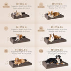 EHEYCIGA Extra Large Dog Bed Othorpedic, Memory Foam XL Dog Bed - Image 2